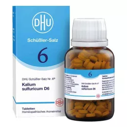 BIOCHEMIE DHU 6 Kalium sulfuricum D 6 Tabletter, 420 Kapsler