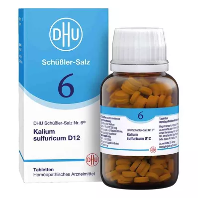 BIOCHEMIE DHU 6 Kalium sulfuricum D 12 tabletter, 420 stk