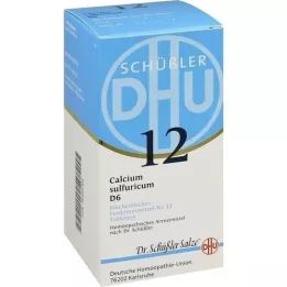 BIOCHEMIE DHU 12 Calcium sulfuricum D 6 Tabletter, 420 Kapsler