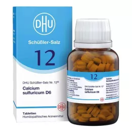 BIOCHEMIE DHU 12 Calcium sulfuricum D 6 Tabletter, 420 Kapsler