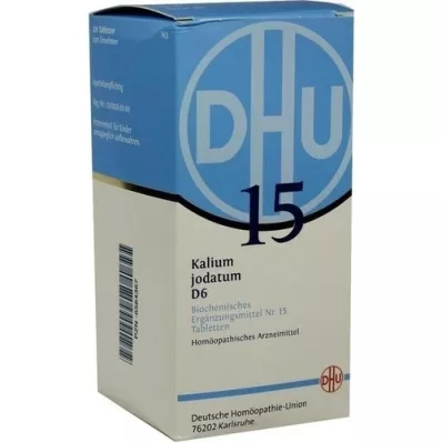 BIOCHEMIE DHU 15 Kalium iodatum D 6 tabletter, 420 stk