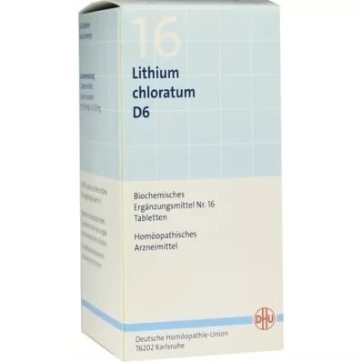 BIOCHEMIE DHU 16 Lithium chloratum D 6 tabletter, 420 stk