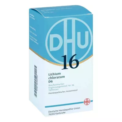 BIOCHEMIE DHU 16 Lithium chloratum D 6 tabletter, 420 stk