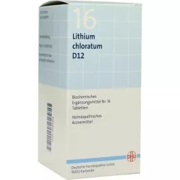 BIOCHEMIE DHU 16 Lithium chloratum D 12 tabletter, 420 stk