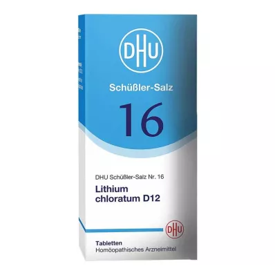 BIOCHEMIE DHU 16 Lithium chloratum D 12 tabletter, 420 stk