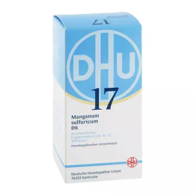 BIOCHEMIE DHU 17 Manganum sulphuricum D 6 tabletter, 420 kapsler