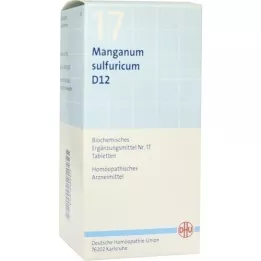 BIOCHEMIE DHU 17 Manganum sulfuricum D 12 tabletter, 420 stk