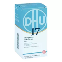 BIOCHEMIE DHU 17 Manganum sulfuricum D 12 tabletter, 420 stk