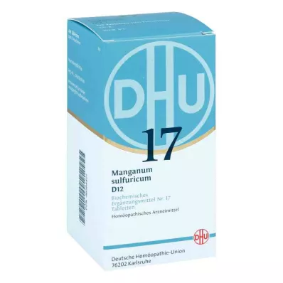 BIOCHEMIE DHU 17 Manganum sulfuricum D 12 tabletter, 420 stk