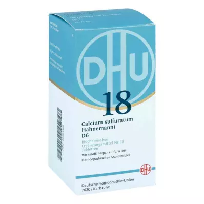 BIOCHEMIE DHU 18 Calcium sulphuratum D 6 Tabletter, 420 Kapsler