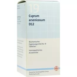 BIOCHEMIE DHU 19 Cuprum arsenicosum D 12 tabletter, 420 kapsler