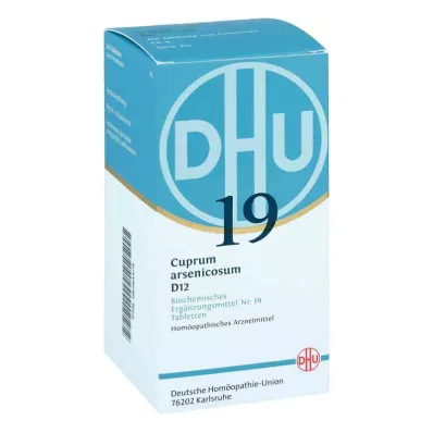 BIOCHEMIE DHU 19 Cuprum arsenicosum D 12 tabletter, 420 kapsler
