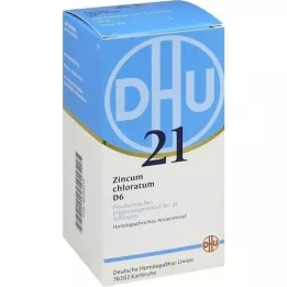 BIOCHEMIE DHU 21 Zincum chloratum D 6 Tabletter, 420 Kapsler