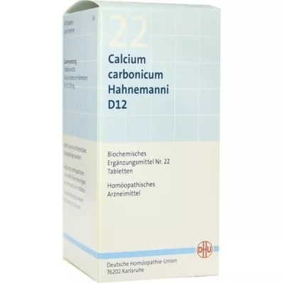 BIOCHEMIE DHU 22 Calcium carbonicum D 12 Tabletter, 420 Kapsler