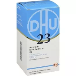 BIOCHEMIE DHU 23 Natrium bicarbonicum D 6 tabletter, 420 stk