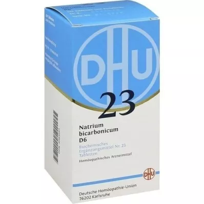 BIOCHEMIE DHU 23 Natrium bicarbonicum D 6 tabletter, 420 stk
