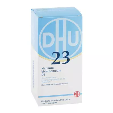 BIOCHEMIE DHU 23 Natrium bicarbonicum D 6 tabletter, 420 stk