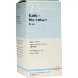 BIOCHEMIE DHU 23 Natrium bicarbonicum D 12 tabletter, 420 stk