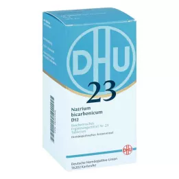 BIOCHEMIE DHU 23 Natrium bicarbonicum D 12 tabletter, 420 stk