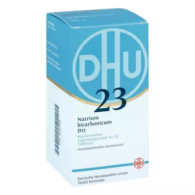 BIOCHEMIE DHU 23 Natrium bicarbonicum D 12 tabletter, 420 stk