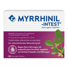 MYRRHINIL INTEST overtrukne tabletter, 200 stk