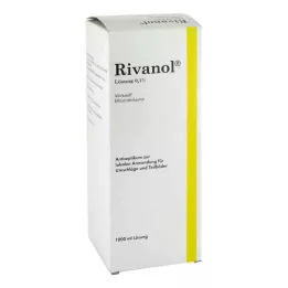 RIVANOL Opløsning 0,1%, 1000 ml