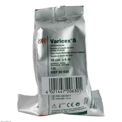 VARICEX S Zinkklæbeforbinding 10 cmx5 m, 1 stk