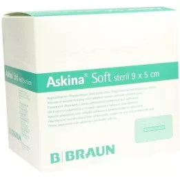 ASKINA Blød sårbandage 5x9 cm steril, 50 stk