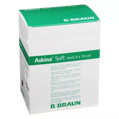 ASKINA Blød sårbandage 9x10 cm steril, 50 stk ASKINA Blød sårbandage 9x10 cm steril, 50 stk