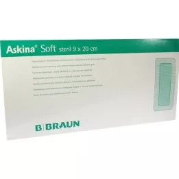 ASKINA Blød sårbandage 9x20 cm steril, 30 stk