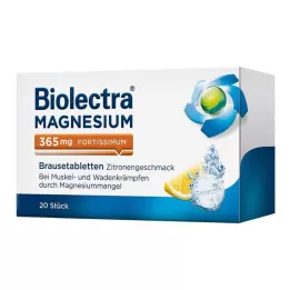 BIOLECTRA Magnesium 365 mg fortissimum citron, 20 stk