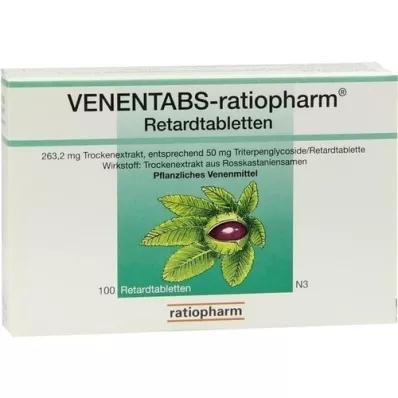 VENENTABS-ratiopharm depottabletter, 100 stk