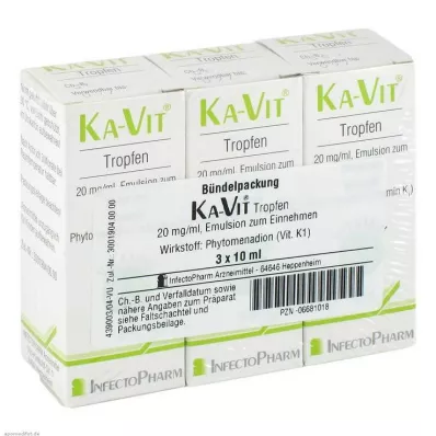 KA VIT Dråber, 3X10 ml KA VIT Dråber, 3X10 ml