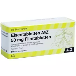 EISENTABLETTEN AbZ 50 mg filmovertrukne tabletter, 50 stk