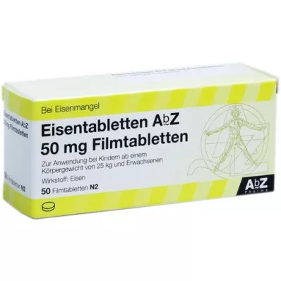 EISENTABLETTEN AbZ 50 mg filmovertrukne tabletter, 50 stk