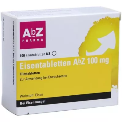 EISENTABLETTEN AbZ 100 mg filmovertrukne tabletter, 100 stk