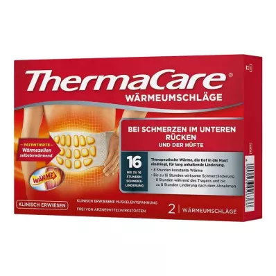 THERMACARE Rygomslag S-XL til smertelindring, 2 stk THERMACARE Rygomslag S-XL til smertelindring, 2 stk