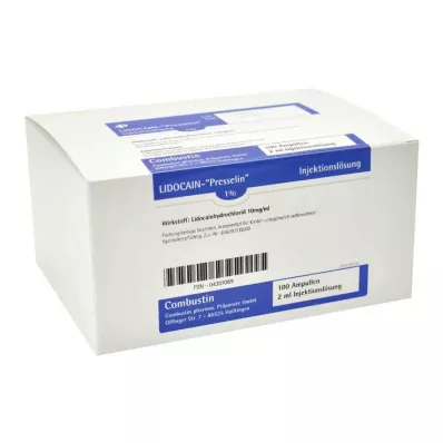 LIDOCAIN PRESSELIN 1% opløsning til injektion, 50X2 ml
