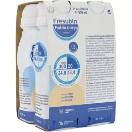 FRESUBIN PROTEIN Energi DRINK Nut drikkeflaske, 4X200 ml