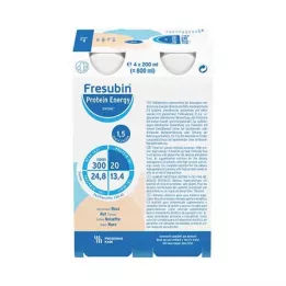 FRESUBIN PROTEIN Energi DRINK Nut drikkeflaske, 4X200 ml