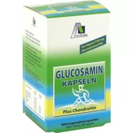 GLUCOSAMIN 750 mg+Chondroitin 100 mg kapsler, 180 kapsler