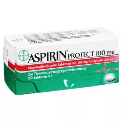 ASPIRIN Protect 100 mg enterotabletter, 98 stk
