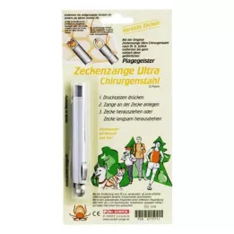 ZECKENZANGE Ultrakirurgisk stål, 1 stk