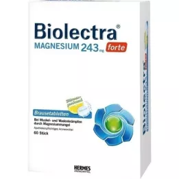 BIOLECTRA Magnesium 243 mg forte citron tabletter, 60 stk