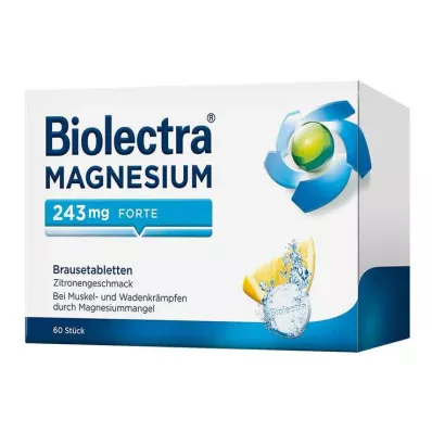 BIOLECTRA Magnesium 243 mg forte citron tabletter, 60 stk