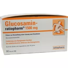 GLUCOSAMIN-RATIOPHARM 1500 mg Plv.til oral brug, 90 stk