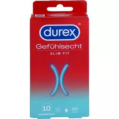 DUREX Sensitive Slim Fit kondomer, 10 stk