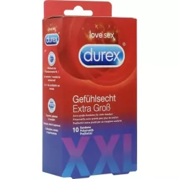 DUREX Sensitive ekstra store kondomer, 10 stk
