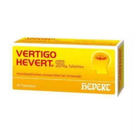VERTIGO HEVERT SL Tabletter, 40 stk