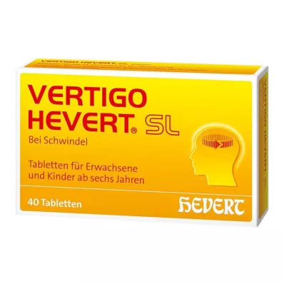 VERTIGO HEVERT SL Tabletter, 40 stk